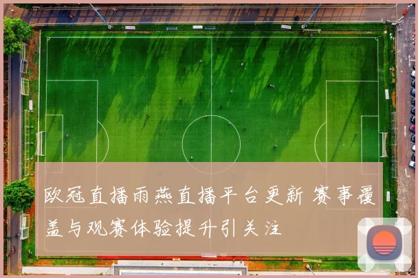 欧冠直播雨燕直播平台更新 赛事覆盖与观赛体验提升引关注